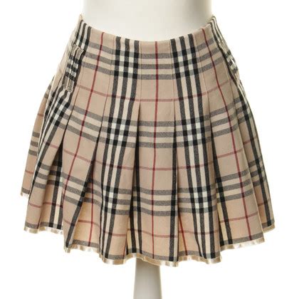 burberry pleated long skirt|Burberry plaid skirt women.